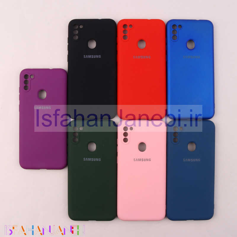 اصفهان جانبی-قاب سیلیکونی محافظ لنزدار Highcopy سامسونگ Samsung Galaxy A11