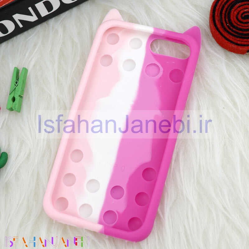 اصفهان جانبی-قاب اورجینال سیلیکونی آکواریومی Lucky Cat پاپیتی iPhone 7 Plus / iPhone 8 Plus