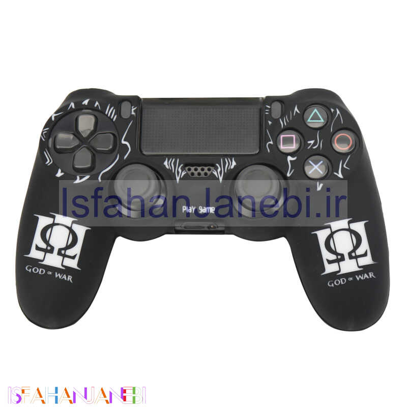 اصفهان جانبی-روکش دسته بازی PS4 طرح God Of War Logo مشکی سفید