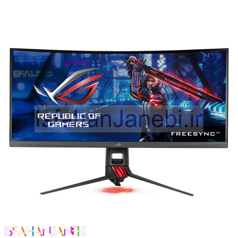 اصفهان جانبی-مانیتور گیمینگ خمیده ایسوس ROG XG35VQ سایز 35 اینچ