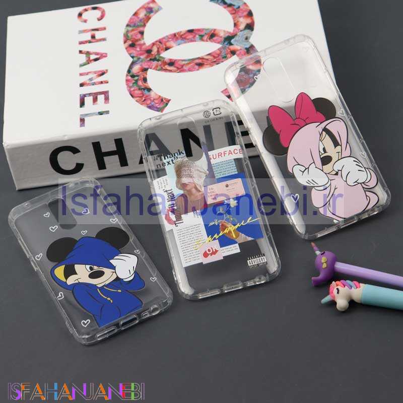 اصفهان جانبی-قاب ژله ای بی رنگ طرحدار Xiaomi Redmi 8A