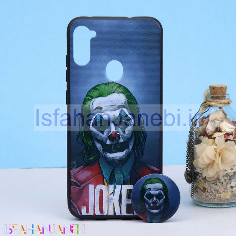 اصفهان جانبی-قاب طرحدار + پاپ سوکت Samsung A11 کد8 سری B