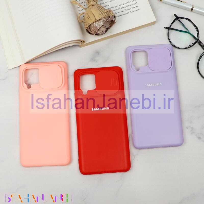 اصفهان جانبی-قاب سیلیکونی TPU محافظ لنزدار کشویی Samsung Galaxy A42 5G لایت