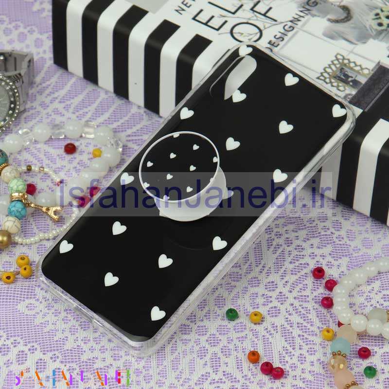 اصفهان جانبی-قاب سوپر IMD دور شفاف پاپ سوکت دار Xiaomi Redmi 9A قلبی