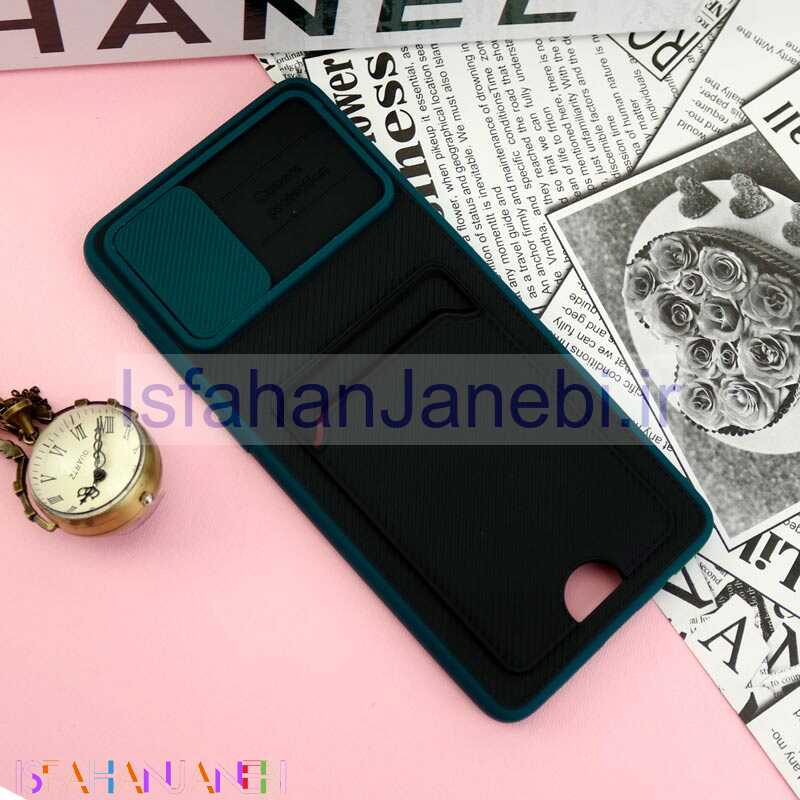 اصفهان جانبی-قاب ضد ضربه جاکارتی دار محافظ لنز کشویی کلاسیک Samsung Galaxy A71