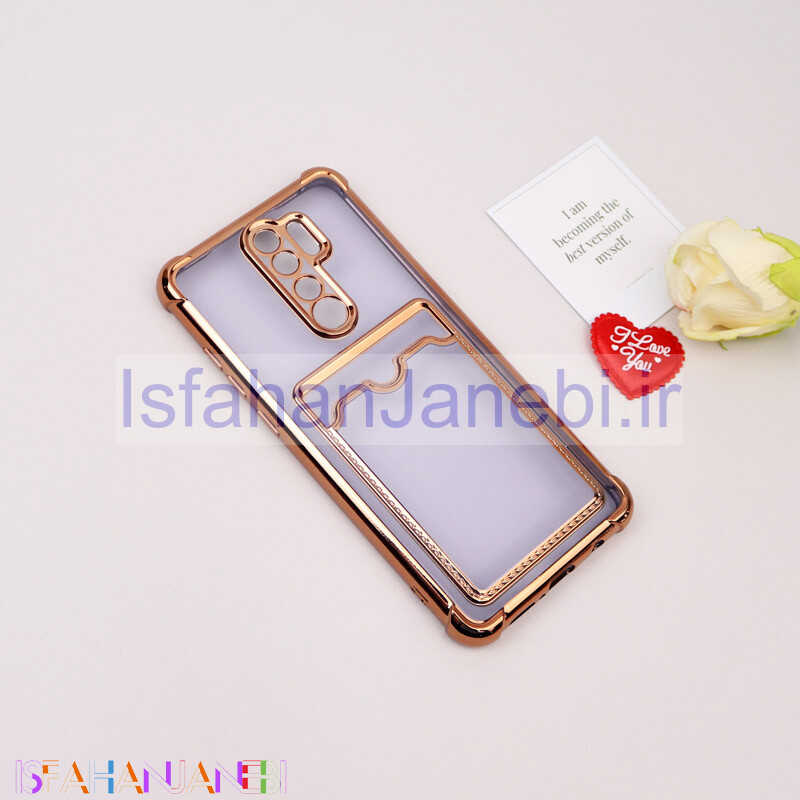 اصفهان جانبی-قاب محافظ لنزدار شفاف جاکارتی دار Xiaomi Redmi Note 8 Pro