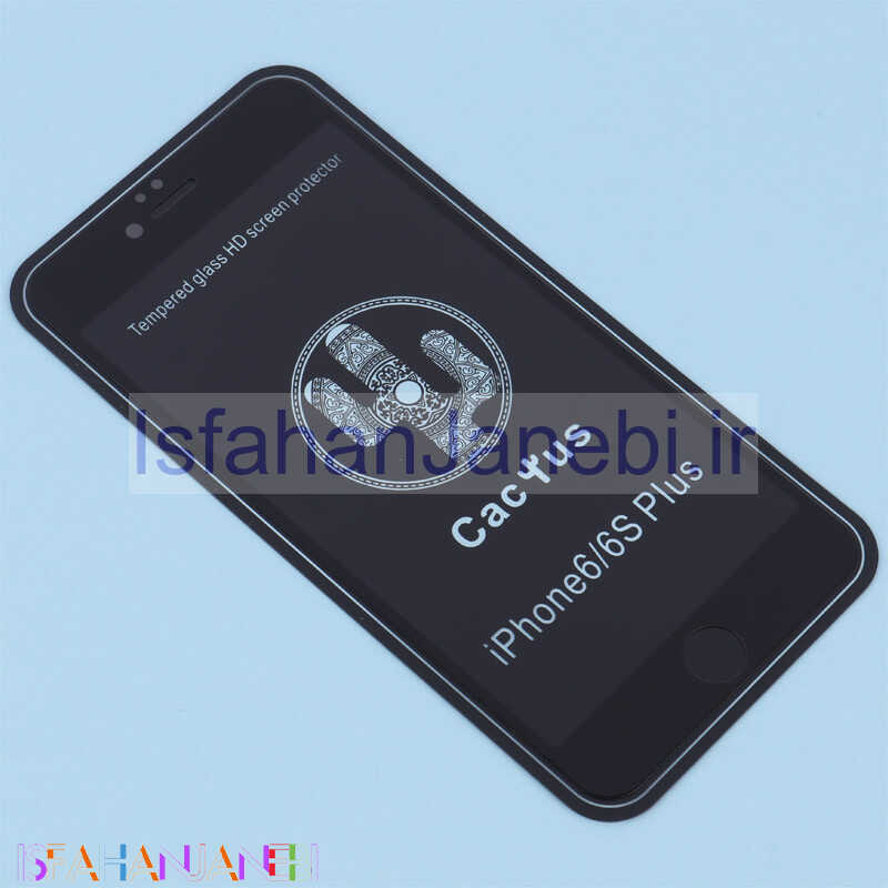 اصفهان جانبی-گلس مات سه کاره Cactus آیفون iPhone 6 Plus / 6s Plus مشکی