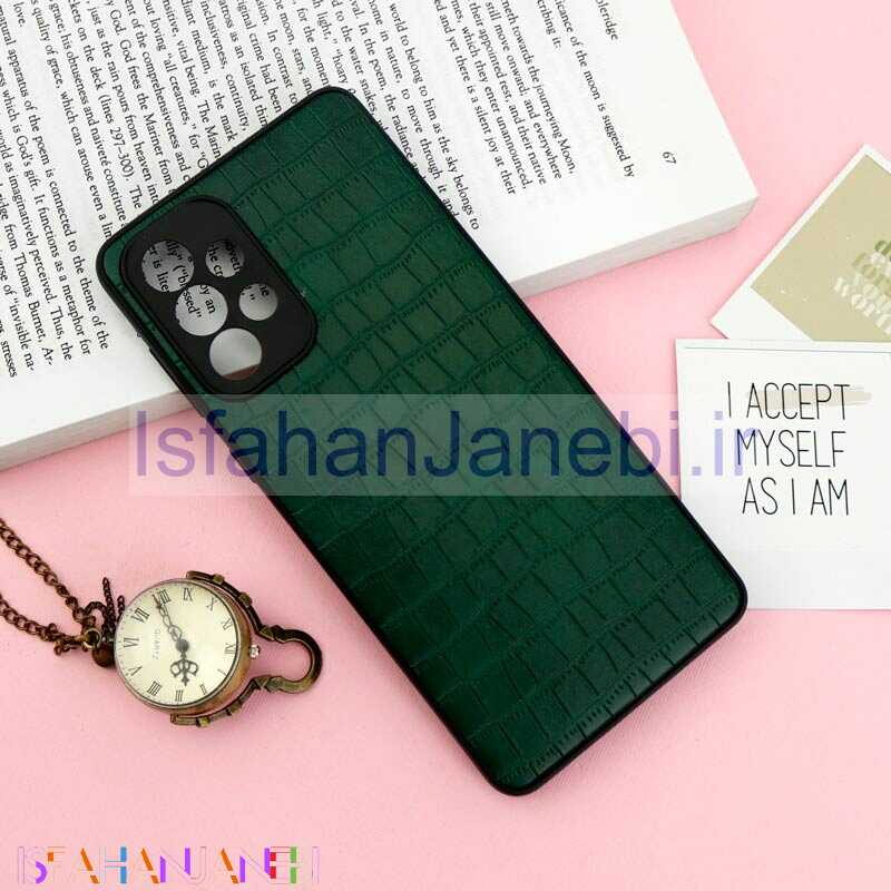 اصفهان جانبی-قاب چرمی کروکودیل Samsung Galaxy A73