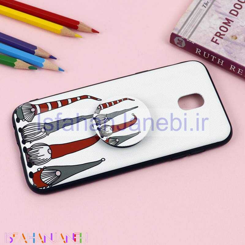 اصفهان جانبی-قاب فانتزی برجسته + پاپ سوکت طرح کوتوله سامسونگ J5 Pro سری D