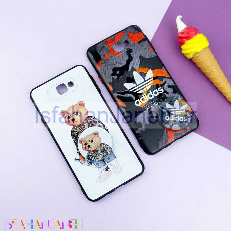 اصفهان جانبی-قاب فانتزی طرحدار پسرانه محافظ لنزدار + پاپ سوکت Samsung Galaxy J7 Prime سری R