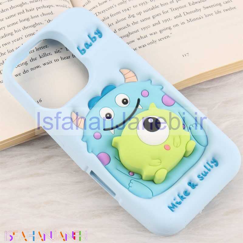 اصفهان جانبی-قاب عروسکی Vip Max آیفون iPhone 16 Pro پاپ سوکت دار طرح Mike & Sully