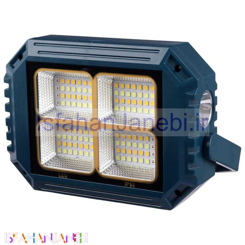 اصفهان جانبی-پروژکتور سیار شارژی و پاور بانک خورشیدی CK902