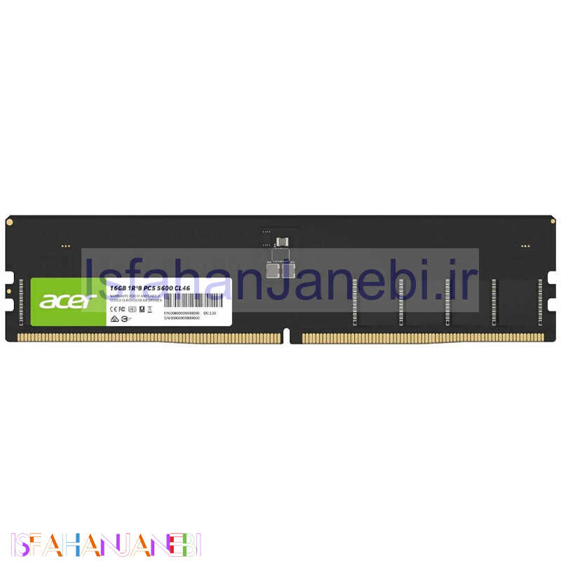 اصفهان جانبی-رم کامپیوتر ایسر UD200 DDR5 16GB Single 5600Mhz CL46