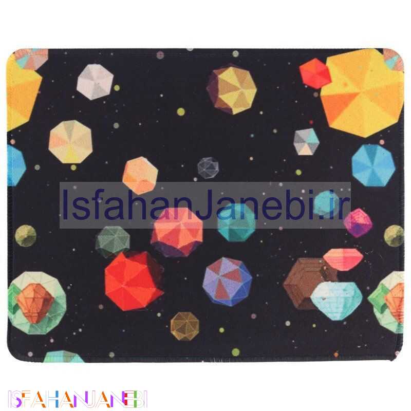 اصفهان جانبی-پد موس Geometric NU105 23*18cm طرح چند ضلعی