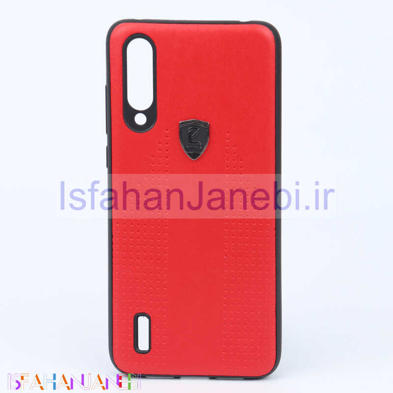 اصفهان جانبی-قاب چرمی PULOKA شیائومی Mi 9 Lite قرمز