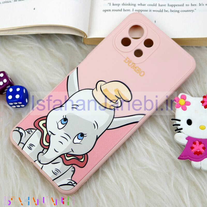 اصفهان جانبی-قاب سیلیکونی عروسکی محافظ لنزدار طرح دامبو Xiaomi Mi 11 Lite
