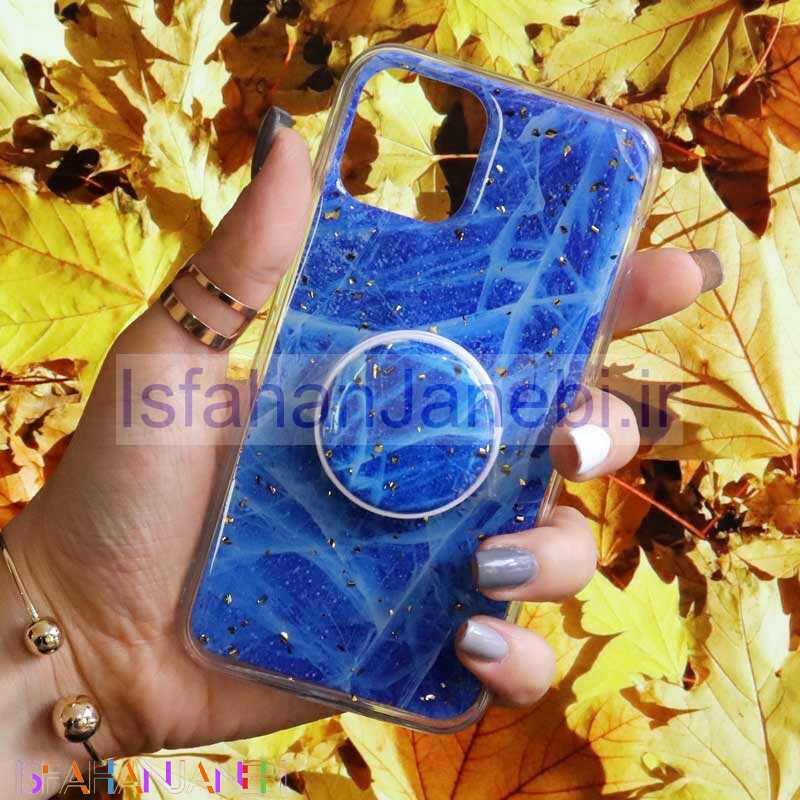 اصفهان جانبی-قاب رنگین کمانی پاپ سوکت دار خرچنگی کد6 آیفون iPhone 11 Pro