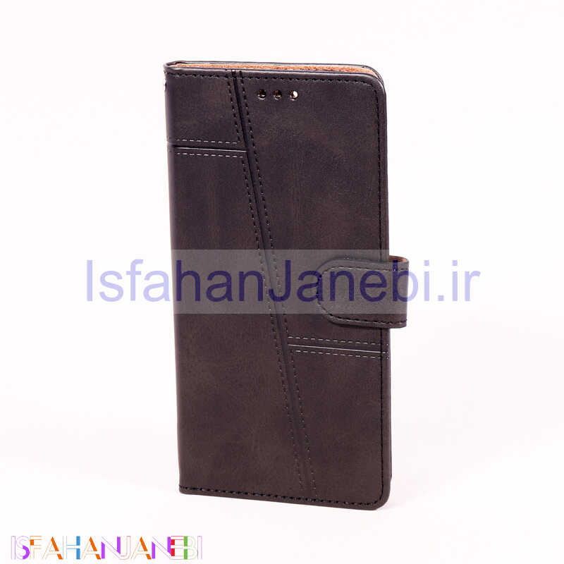 اصفهان جانبی-کیف مگنتی Classic جاکارتی دار Samsung Galaxy A22 4G مشکی