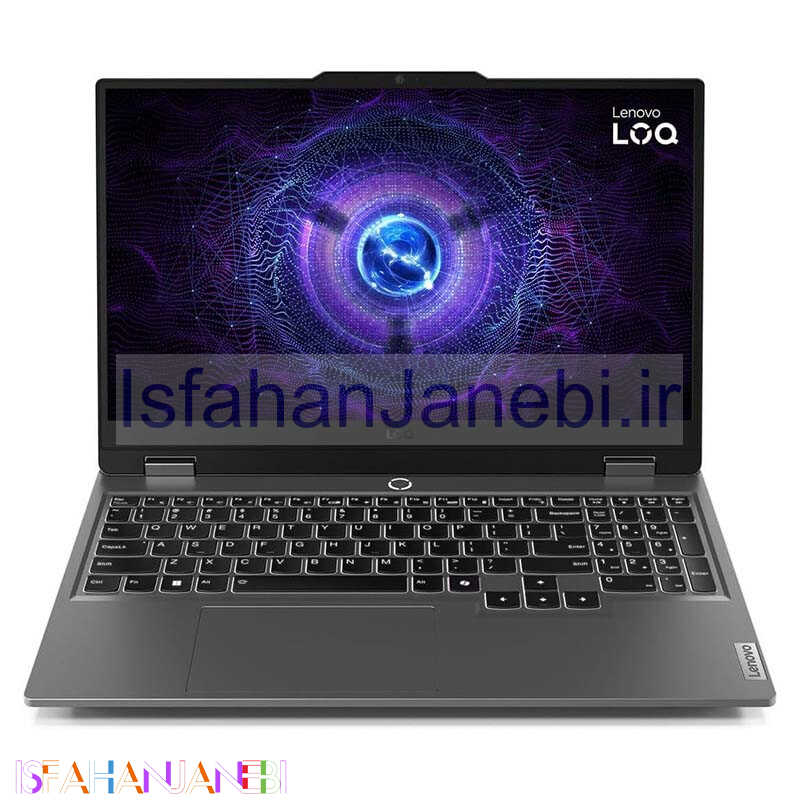 اصفهان جانبی-لپ تاپ گیمینگ لنوو 15.6 اینچی LOQ 15IAX9 Core i5 12450HX 24GB 512GB SSD RTX4050