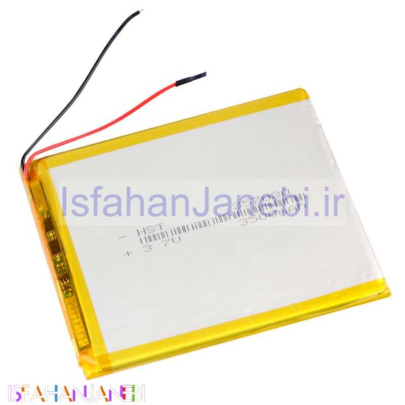 اصفهان جانبی-باتری لیتیوم 3500mAh 90*72*3mm 357080