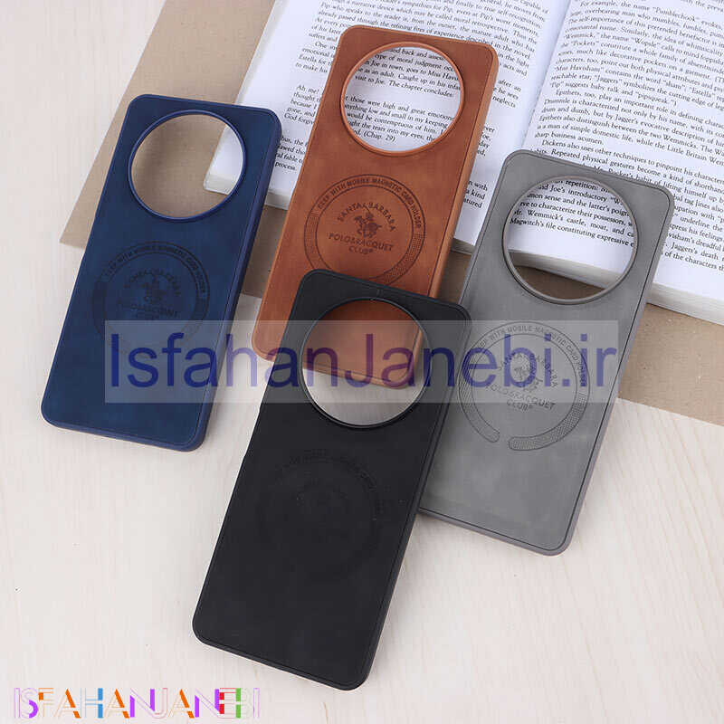 اصفهان جانبی-قاب چرمی Polo & Racquet Club شیائومی Redmi A3 / A3X طرح مگ سیف