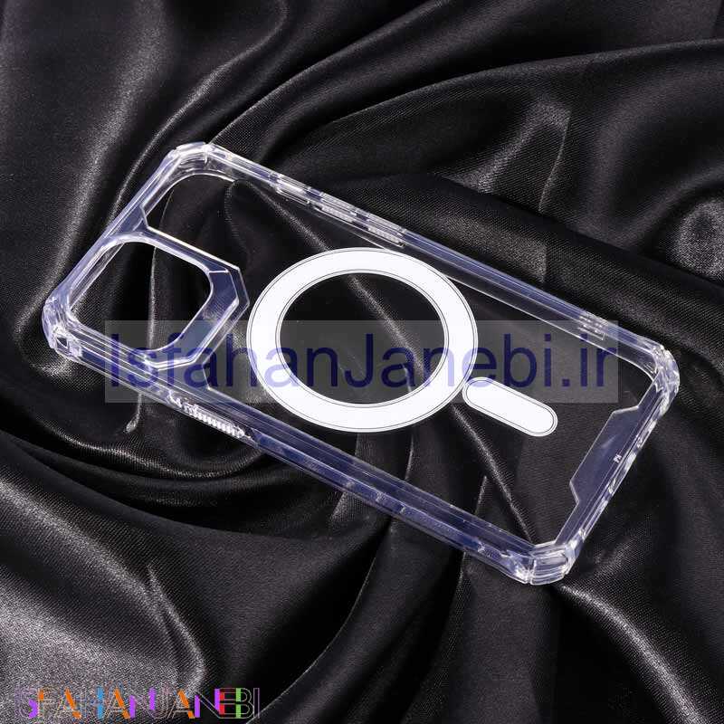 اصفهان جانبی-قاب ضد ضربه شفاف Q.Series مگ سیف iPhone 14