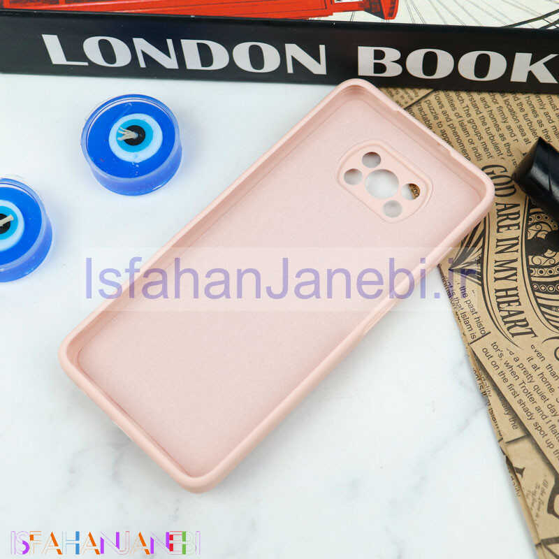اصفهان جانبی-قاب سیلیکونی عروسکی محافظ لنزدار طرح خرسی صورتی Xiaomi Poco X3