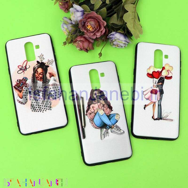 اصفهان جانبی-قاب فانتزی برجسته دخترانه سامسونگ A6 Plus سری 7