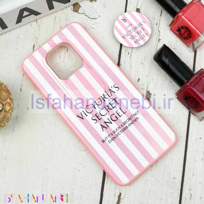 اصفهان جانبی-قاب طرحدار محافظ لنزدار کشویی + پاپ سوکت طرح ویکتوریا شیائومی Redmi Note 9s / Note 9 Pro سری B