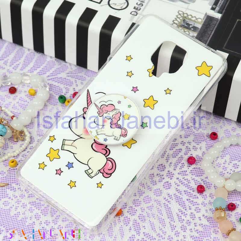 اصفهان جانبی-قاب سوپر IMD دور شفاف پاپ سوکت دار Xiaomi Redmi Note 9S یونیکورن