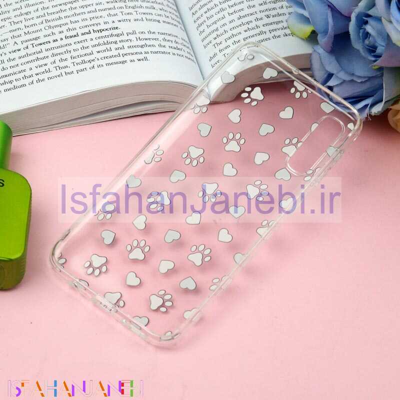 اصفهان جانبی-قاب ژله ای شفاف طرحدار ردپا Samsung Galaxy A30s / A50s