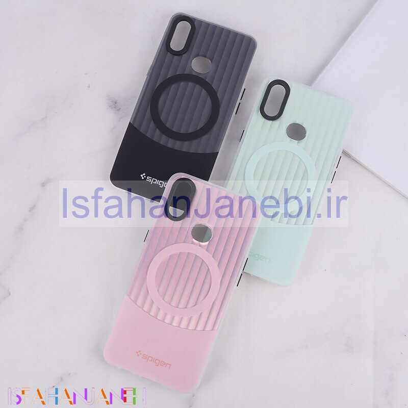 اصفهان جانبی-قاب Spigen 3D سامسونگ Galaxy A10s کرکره ای طرح مگ سیف
