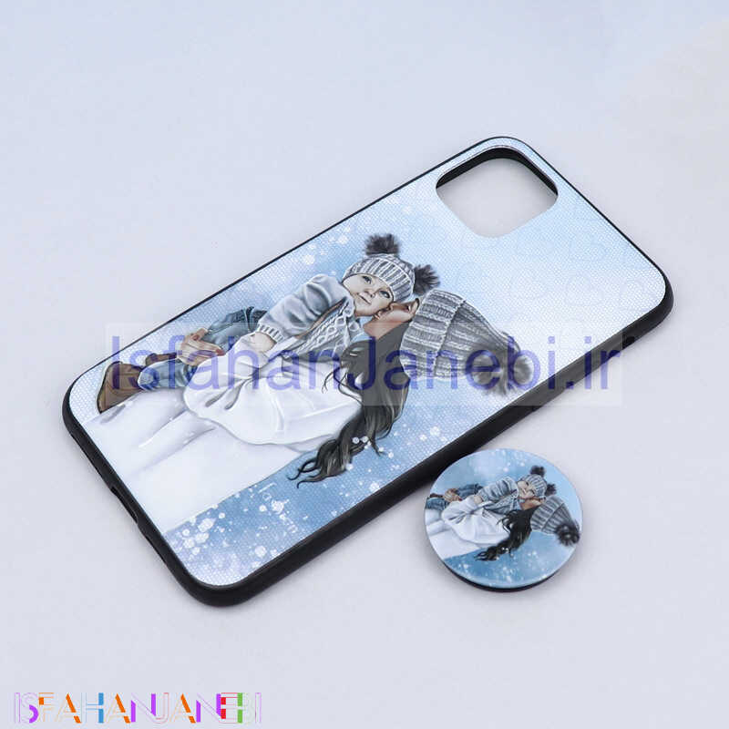 اصفهان جانبی-قاب طرحدار + پاپ سوکت iPhone 11 Pro Max کد5 سری B
