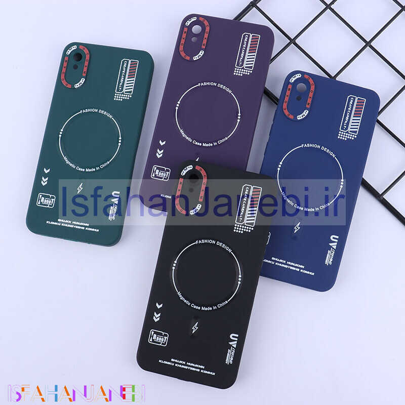 اصفهان جانبی-قاب ژله ای Dcokm شیائومی Redmi 9A طرح مگ سیف محافظ لنزدار