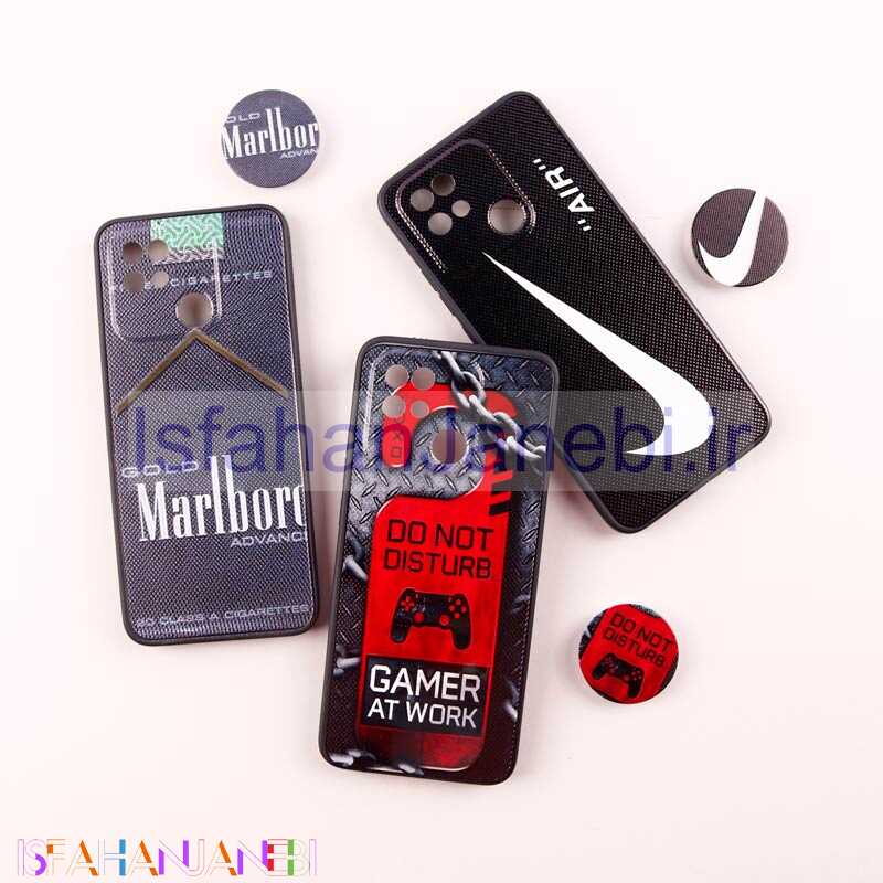 اصفهان جانبی-قاب فانتزی طرحدار پسرانه محافظ لنزدار + پاپ سوکت Xiaomi Redmi 10C سری R