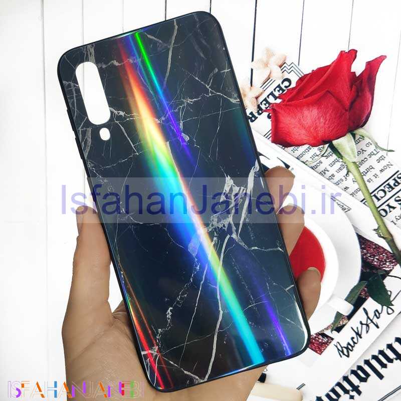 اصفهان جانبی-قاب لیزری پشت گلسی سنگی سامسونگ A30s/A50s