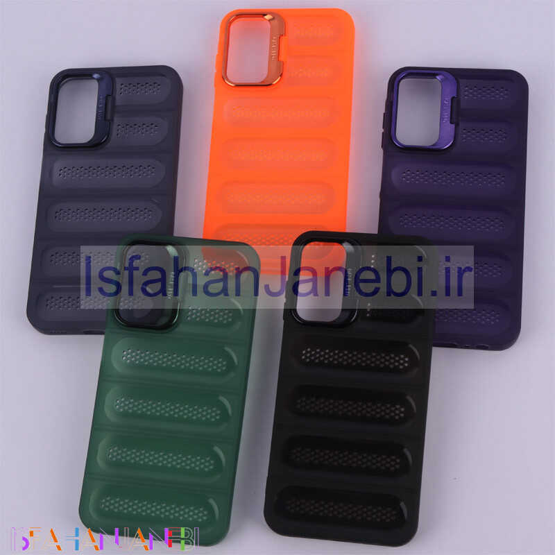 اصفهان جانبی-قاب پافر توری دار ژله ای استندشو سامسونگ Galaxy A15