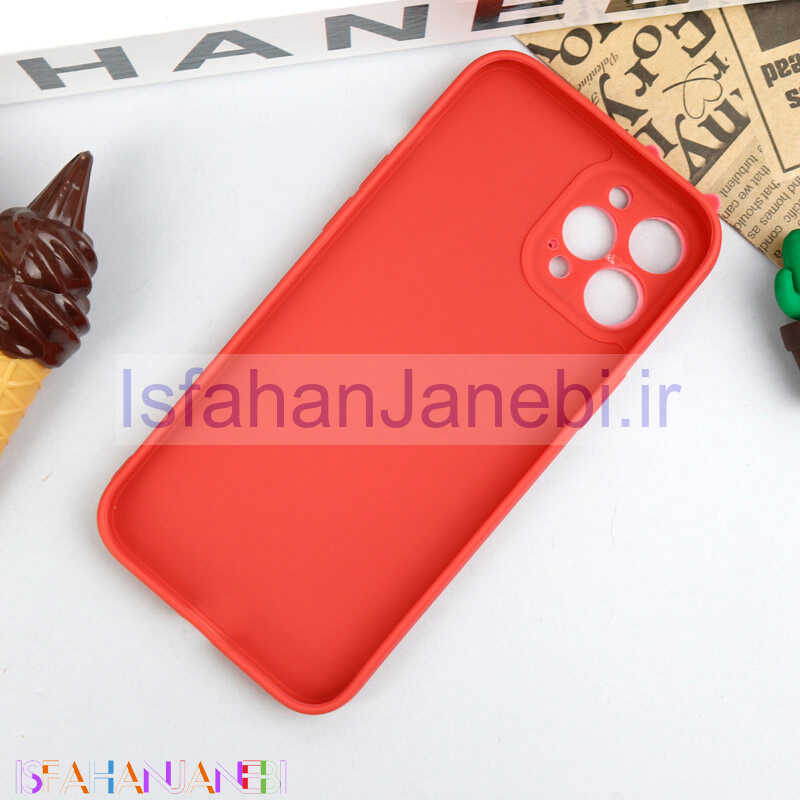 اصفهان جانبی-قاب سیلیکونی عروسکی محافظ لنزدار طرح Bigget آیفون iPhone 12 Pro Max