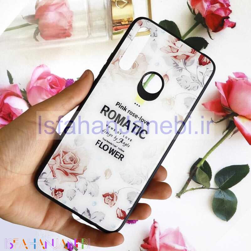 اصفهان جانبی-قاب Rose Love پشت گلسی Huawei Y9 Prime 2019