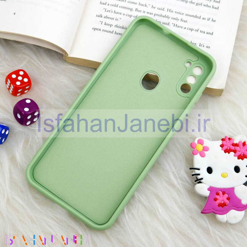 اصفهان جانبی-قاب سیلیکونی عروسکی محافظ لنزدار طرح دایناسور Samsung Galaxy A11