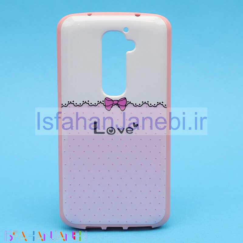 اصفهان جانبی-قاب فانتزی برجسته صورتی طرح مختلف LG G2