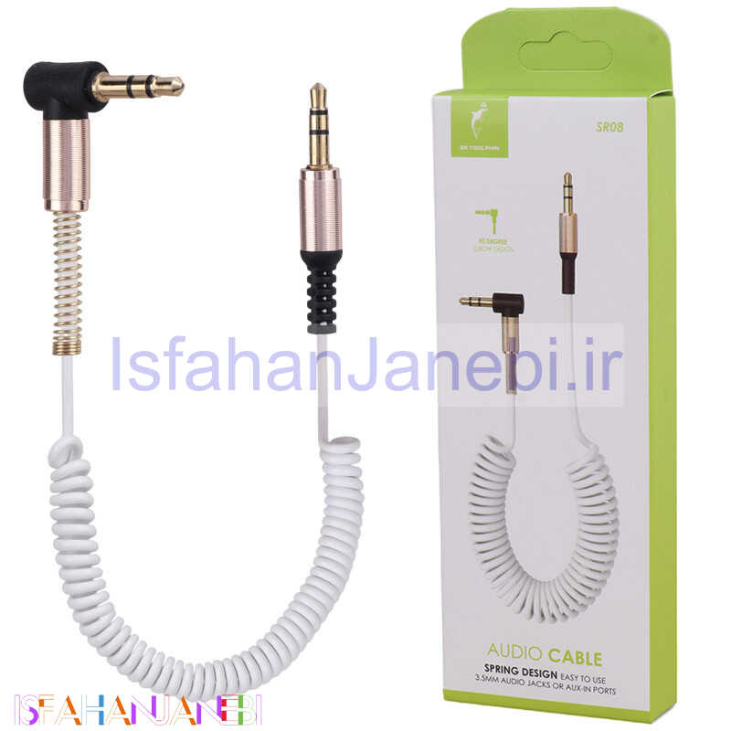 اصفهان جانبی-کابل Sky Dolphin SR08 AUX 1m یکسر L