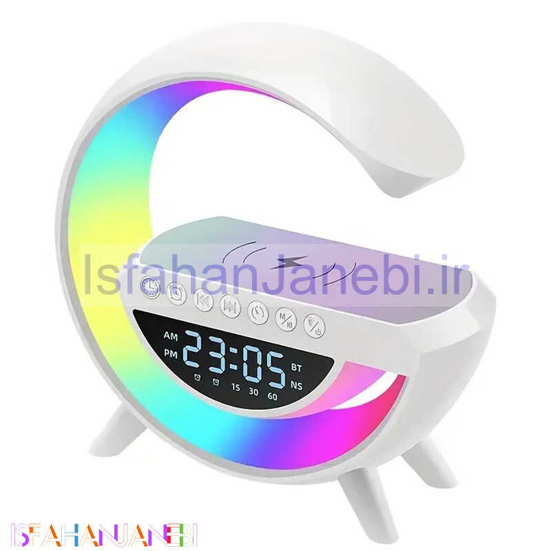 اصفهان جانبی-شارژر بی سیم و چراغ رومیزی اسپیکر دار BT-3401 15W