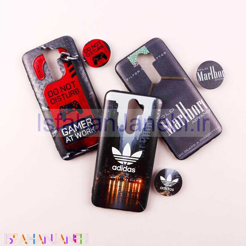 اصفهان جانبی-قاب فانتزی طرحدار پسرانه محافظ لنزدار + پاپ سوکت Xiaomi Redmi Note 8 Pro سری R