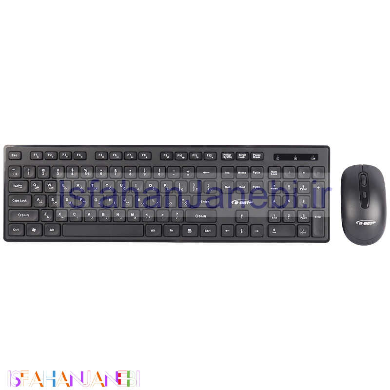 اصفهان جانبی-کیبورد و موس بی سیم دی نت Plus DT-1403