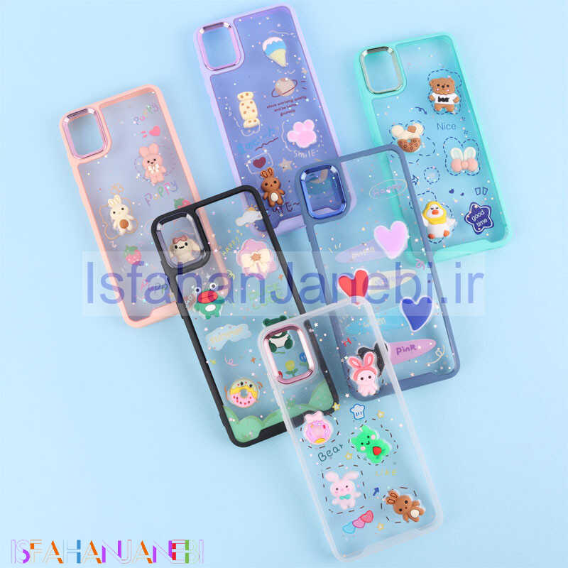 اصفهان جانبی-قاب شفاف شاینی متال ایرون عروسک برجسته Samsung Galaxy A05