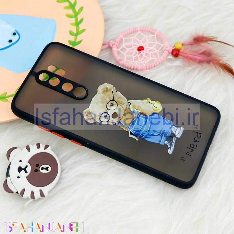 اصفهان جانبی-قاب PC مات محافظ لنزدار طرحدار Xiaomi Redmi Note 8 Pro
