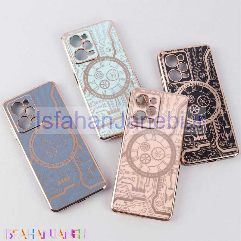 اصفهان جانبی-قاب My Case طرحدار MagSafe محافظ لنزدار Xiaomi Redmi Note 12 Pro 5G
