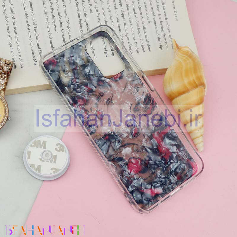 اصفهان جانبی-قاب طرحدار رزینی پاپ سوکت دار Xiaomi Poco M3