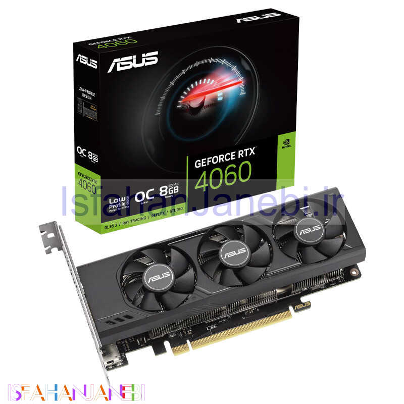 اصفهان جانبی-کارت گرافیک ASUS GeForce RTX 4060 LP BRK OC Edition 8GB GDDR6 128Bit